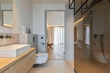 Japandi Penthouse met Moderne Accenten in Amsterdam-Studio Boud-japandi interieur,Keuken,luxe appartement,minimalistisch wonen,modern interieur,natuurlijke materialen,Penthouse-OBLY