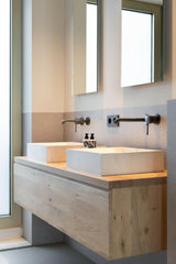 Japandi Penthouse met Moderne Accenten in Amsterdam-Studio Boud-japandi interieur,Keuken,luxe appartement,minimalistisch wonen,modern interieur,natuurlijke materialen,Penthouse-OBLY
