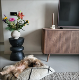 Japandi woonhuis met Lavasteen gietvloer Pearl in Waalre-Berkers Vloeren-Gietvloer,gietvloer interieur,gietvloer MIX kleur,gietvloer villa,gietvloer woning,gietvloer woonkamer-Lavasteen gietvloer Pearl in Japandi woning Waalre-OBLY