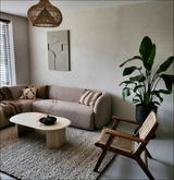 Japandi woonhuis met Lavasteen gietvloer Pearl in Waalre-Berkers Vloeren-Gietvloer,gietvloer interieur,gietvloer MIX kleur,gietvloer villa,gietvloer woning,gietvloer woonkamer-Lavasteen gietvloer Pearl in Japandi woning Waalre-OBLY