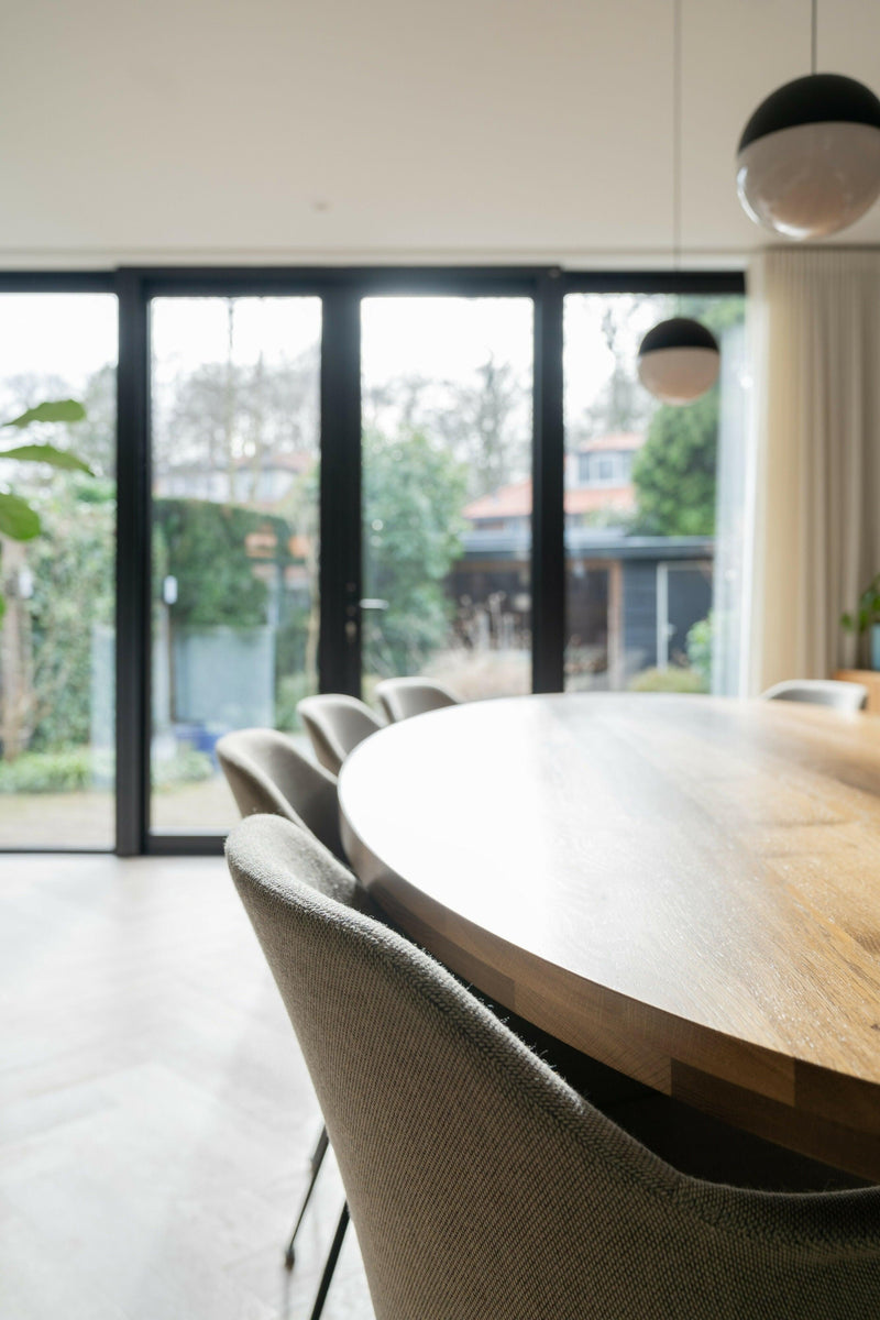 Jaren ’30 Woning Amersfoort-OBLY-eethoek,keuken,woonkamer-Jaren ’30 Woning in Amersfoort – Ruime Woonkeuken & Maatwerk-OBLY