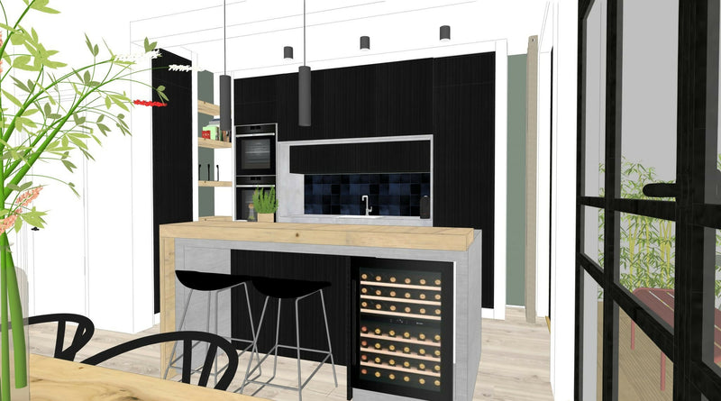 Jaren ’30 Woning – Slim Keukenontwerp Zonder Aanbouw-OBLY-jaren 30 woning,keukenontwerp,lichte leefkeuken,uitbouw alternatief-OBLY