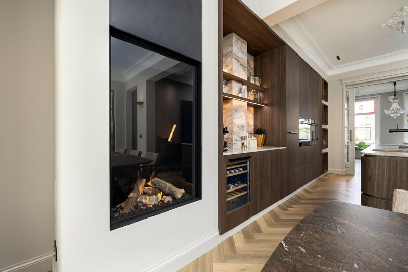 Keuken en Werkkamer Bergen op Zoom-OBLY-Luxe notenhouten keuken-OBLY