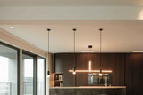 Lichtplan voor een Stijlvol en Architectonisch Penthouse-Design in Light-Keuken-Lichtplan voor een Stijlvol Penthouse in Amsterdam-OBLY