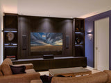 Luxe Cinewall en Bar met Eiken Fineer in Taj Mahal Stijl-Anselm Oome Interieurbouw-bar,cinewall,design verlichting,eiken,eiken fineer,ingebouwde speakers,modern interieur,tv wand,wandmeubel.-OBLY