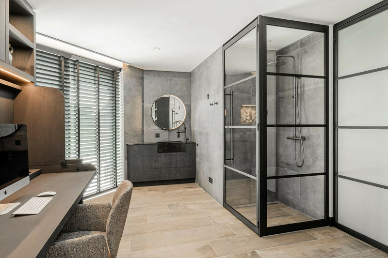Luxe Interieur met Uitzicht op Zee-OBLY-Keuken,Villa,Woonkamer-OBLY