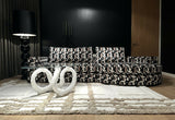 Luxe Interieurdesign met Sculpturale Accente-L4 Elvire-woonkamer-Luxe Interieurdesign met Sculpturale en Metallic Accenten-OBLY