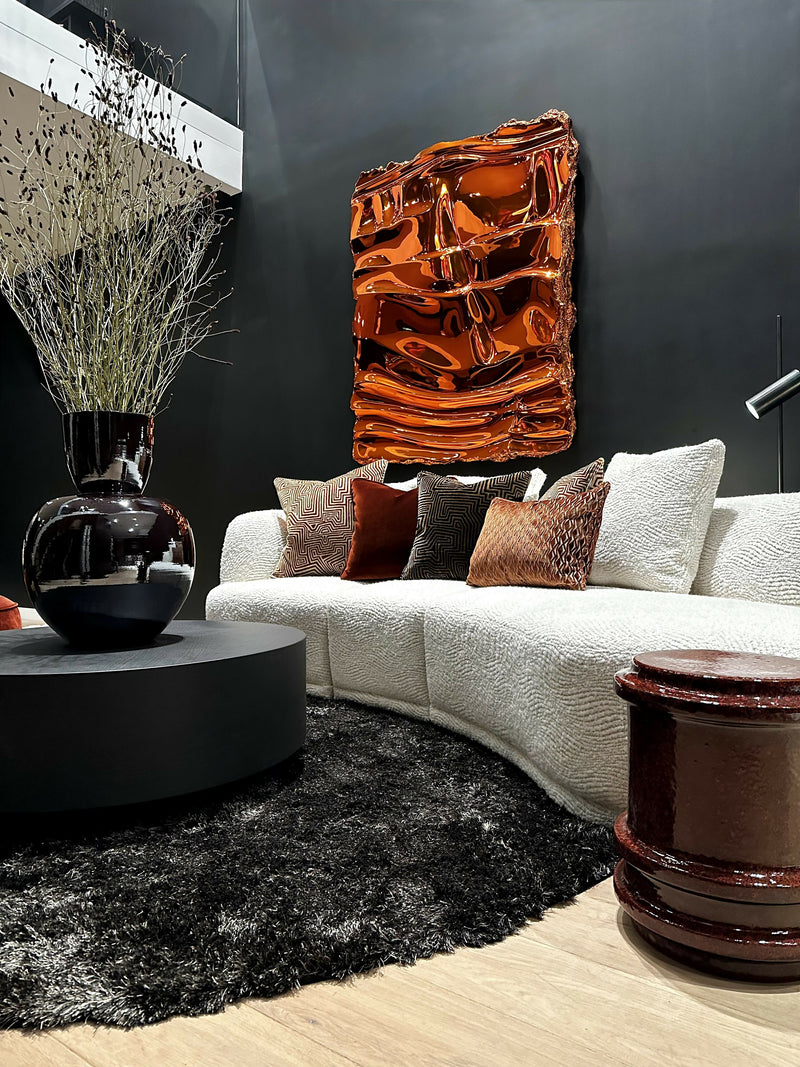 Luxe Interieurdesign met Sculpturale Accente-L4 Elvire-woonkamer-Luxe Interieurdesign met Sculpturale en Metallic Accenten-OBLY