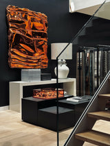 Luxe Interieurdesign met Sculpturale Accente-L4 Elvire-woonkamer-Luxe Interieurdesign met Sculpturale en Metallic Accenten-OBLY