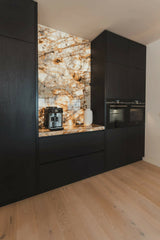 Luxe Keuken met Verlicht Doorscheinend Marmer-MERENO-design keuken,marmer keuken,mereno monza,verlichte keuken-Verlichte Marmeren Keuken -OBLY