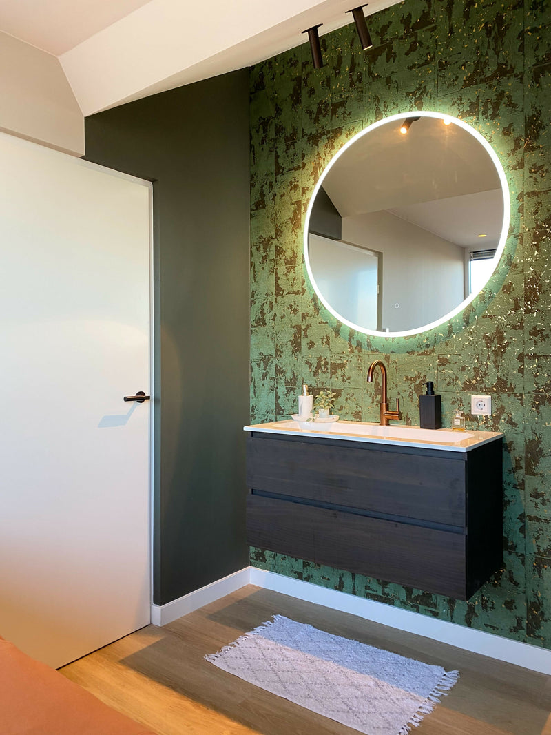 Luxe badkamer & gastenverblijf met badkamer ensuite-Studio Roos-Badkamer-Luxe Interieur door Studio Roos: Boutique Hotelgevoel Thuis-OBLY