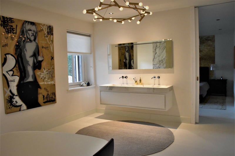 Luxe badkamer met karakter-MH Interieurdesign-badkamer-Luxe badkamer met goudaccenten en marmer | A Touch of Gold-OBLY