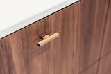 Luxe en Warm Maatwerk Badkamerinterieur-struijkinterieur-Badkamer-Luxe Maatwerk Badkamer met Warme Houttinten -OBLY