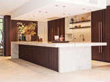 Luxe maatwerk keuken met donkere houtafwerking-voermans-design keuken,donker houten keuken,Keuken,luxe keuken,maatwerk keuken,moderne keuken-Luxe maatwerk keuken met kookeiland | Donker hout interieur-OBLY