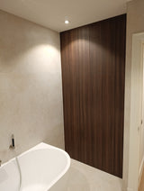 Luxe maatwerkkast voor wasruimte en badkamer-woodendream-badkamer op maat,badkamerkast,drogerkast,luxe badkamer,maatwerkkast,opbergkast,wasmachinekast-Luxe maatwerkkast voor badkamer en wasruimte | The Wooden Dream-OBLY