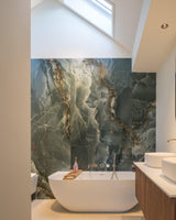 Luxe villa met maatwerk interieur-Oudendorp-badkamermeubel,Donkere keuken,Interieur inspiratie,Keuken op maat,Kookeiland,luxe badkamer,luxe villa,Maatwerk interieur,moderne keuken,moderne villa,Natuursteen,visgraatvloer,vrijstaand ligbad,wellness badkamer,wijnklimaatkast-OBLY