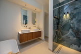 Luxe villa met maatwerk interieur-Oudendorp-badkamermeubel,Donkere keuken,Interieur inspiratie,Keuken op maat,Kookeiland,luxe badkamer,luxe villa,Maatwerk interieur,moderne keuken,moderne villa,Natuursteen,visgraatvloer,vrijstaand ligbad,wellness badkamer,wijnklimaatkast-OBLY