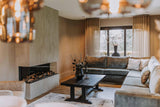 Luxe woonkamer met moderne haard-VAN WOLFSWINKEL WONEN-Woonkamer-OBLY