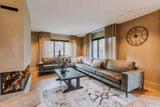 Luxe woonkamer met moderne haard-VAN WOLFSWINKEL WONEN-Woonkamer-OBLY