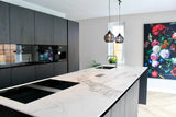 Luxueuze keuken met keramiek aderblad-NEWLOOK KEUKENS-Keuken-Luxueuze keuken met keramiek aderblad-OBLY
