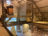 Maatwerk Glas | Beloopbaar Glas, Balustrades & Deuren op Maat-Overveld Glas-Glasdesign,Interieur,keuken met vide,lichte woonkamer,moderne woonkamer,open keuken woonkamer,woonkamer met vide-OBLY