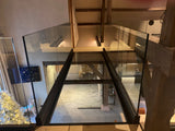 Maatwerk Glas | Beloopbaar Glas, Balustrades & Deuren op Maat-Overveld Glas-Glasdesign,Interieur,keuken met vide,lichte woonkamer,moderne woonkamer,open keuken woonkamer,woonkamer met vide-OBLY