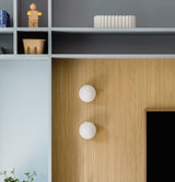 Maatwerk Wandkast met Ensuite Schuifdeur | Witteveen Interieurbouw-WITTEVEEN MEUBEL & INTERIEURBOUW-ensuite schuifdeur,maatwerk wandkast,moderne woonkamer,opbergkast op maat,tv wand op maat-OBLY