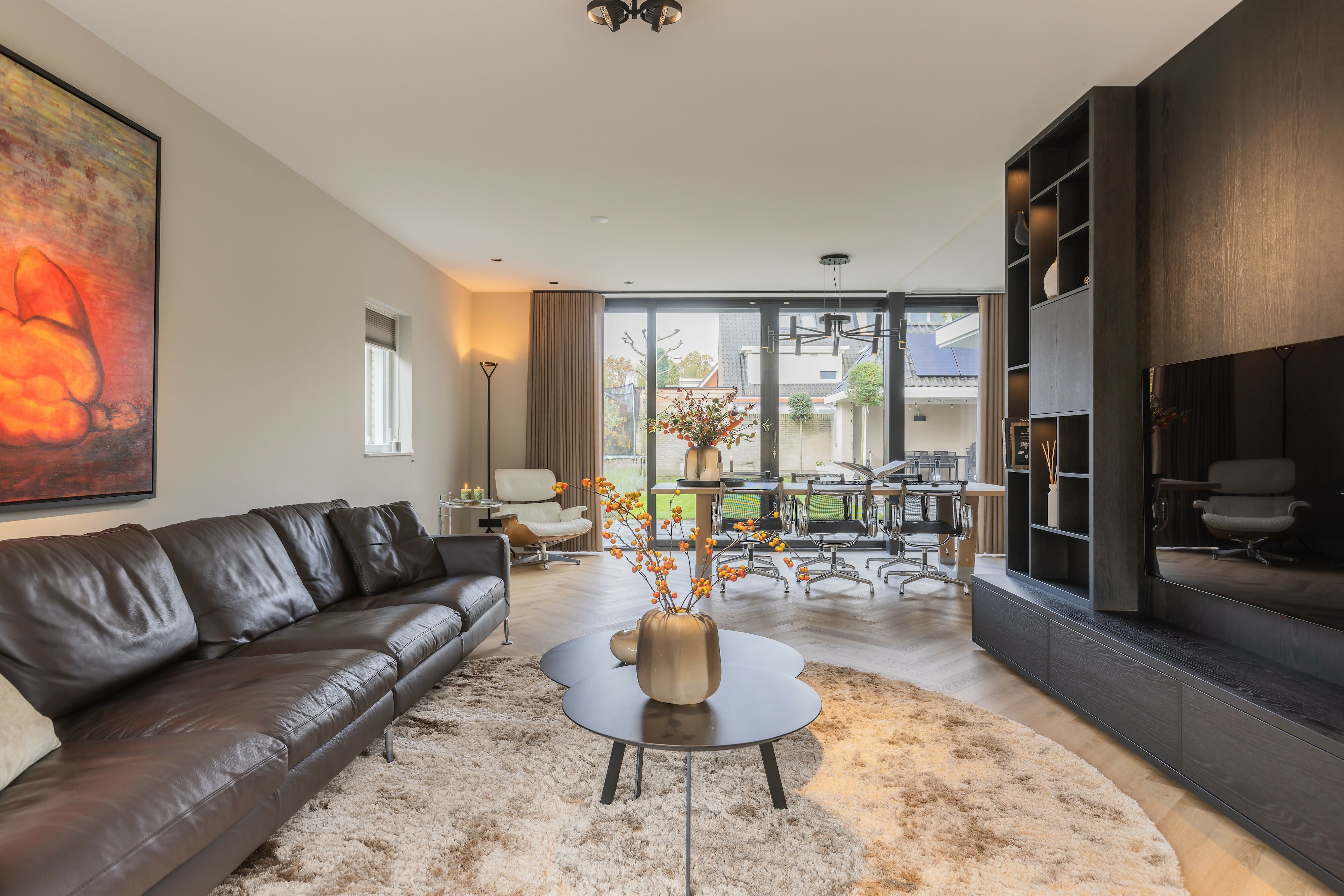 Maatwerk & Warmte in Balans-MICK MATCH-Eetkamer,Gezinswoning,Interieur,Maatwerk interieur,Sfeervol interieur,woonkamer-Maatwerk woonkamer | Rust, sfeer & harmonieus interieur-OBLY