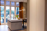 Maatwerk designkeuken met warm hout en natuursteen-Hout en Vorm-design keuken,interieur keuken design,Keuken,maatwerk keuken,natuursteen werkblad-Maatwerk designkeuken met hout en natuursteen-OBLY