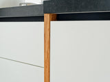 Maatwerk keuken met olijfhout en witte fronten-voermans-badkamermeubel,Houten keuken,Maatwerk interieur,maatwerk keuken,witte keuken-OBLY