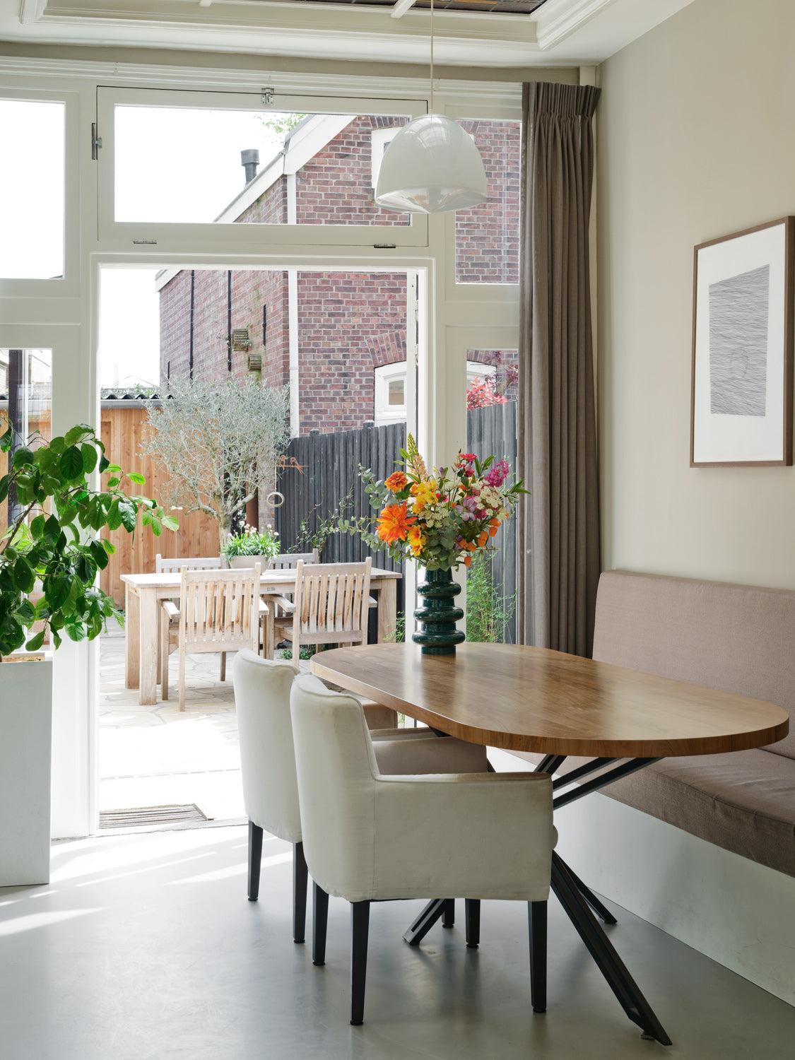 Maatwerk keuken met olijfhout en witte fronten-voermans-badkamermeubel,Houten keuken,Maatwerk interieur,maatwerk keuken,witte keuken-OBLY