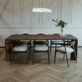 Massief Houten Eettafel | Modern Design & Tijdloze Uitstraling-Lijn M-eettafel,houten tafel,maatwerk meubel,massief houten eettafel,moderne eettafel-OBLY