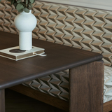 Massief Houten Eettafel | Modern Design & Tijdloze Uitstraling-Lijn M-eettafel,houten tafel,maatwerk meubel,massief houten eettafel,moderne eettafel-OBLY