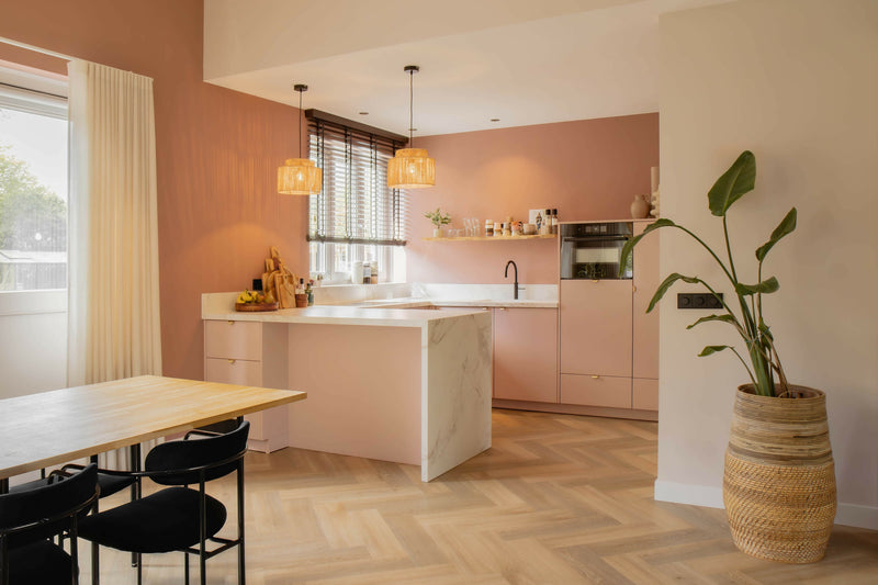 Mereno Milano Roze-MERENO-Bijkeuken,Keuken,Slaapkamer-OBLY