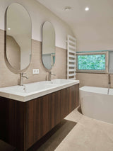 Modern Wonen met Natuurlijke Elementen-Anselm Oome Interieurbouw-design verlichting,Houtlook,houtlook keuken.,Keuken,keukens,moderne keuken,natuursteen werkblad,open leefruimte,Tajmahal,Woonkamer-OBLY