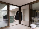 Modern maatwerk interieur met natuurlijke luxe-abstrct-hout en marmer,interieur design,kasten op maat,luxe keuken,marmer keuken,modern wonen-Modern maatwerk interieur | Luxe keuken & kasten op maat-OBLY