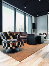 Moderne Kantoorruimte met Designaccenten-L4 Elvire-woonkamer-Herinrichting Moderne Kantoorruimte met Design Tapijt & Glazen Wanden-OBLY