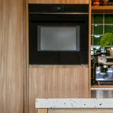 Moderne Keuken met Diresco Terrazzo en RVS Accessoires-Hout en Vorm-Keuken-Moderne Keukenrenovatie met Diresco Terrazzo en RVS Accessoires-OBLY