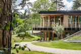 Moderne Villa in het Bos | Duurzame Architectuur met Hout & Glas-Prowood-duurzame villa,Exterieur,Exterieur vrijstaand,houten villa,moderne architectuur woning,moderne villa,villa,villa in het bos,villa met hout en glas,villa met veel glas-Moderne Villa in het Bos | Architectuur met Hout & Glas-OBLY