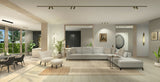 Moderne aanbouw aan bestaande woning-Toine Pennings-Aanbouw,maatwerk-keuken,modern interieur,Woonkamer-Uitbreiding woning met moderne aanbouw-OBLY