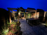 Moderne nieuwbouwtuin met pergola en organische beplanting-GreenPien-groene stadstuin,luxe nieuwbouw tuin,moderne gezinstuin,moderne nieuwbouwtuin,organische tuin,tuin,tuin met houten pergola-Moderne nieuwbouwtuin met pergola-OBLY