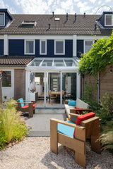 Moderne serre met glazen dak-Solarlux Nederland BV-aluminium serre,glazen serre,moderne serre,serre aanbouw,serre met glazen dak-Moderne serre met glazen dak en aluminium kozijnen-OBLY