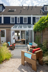 Moderne serre met glazen dak-Solarlux Nederland BV-aluminium serre,glazen serre,moderne serre,serre aanbouw,serre met glazen dak-Moderne serre met glazen dak en aluminium kozijnen-OBLY