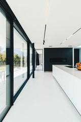 Moderne woning in Yerseke met glazen gevel en slanke kozijnen-KELLER minimal windows® by Kumasol-aluminium kozijnen,binnen buiten verbinding,Exterieur,glazen gevel,luxe woning,minimalistisch design,moderne villa,open leefruimte-Moderne woning Yerseke met glazen gevel | KELLER-OBLY