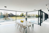 Moderne woning in Yerseke met glazen gevel en slanke kozijnen-KELLER minimal windows® by Kumasol-aluminium kozijnen,binnen buiten verbinding,Exterieur,glazen gevel,luxe woning,minimalistisch design,moderne villa,open leefruimte-Moderne woning Yerseke met glazen gevel | KELLER-OBLY
