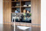 Moderne woning met houten uitbouw-Nine | Ontwerp jouw droomhuis-Aanbouw,aanbouw woning,houten gevelbekleding,houten uitbouw,Keuken met kookeiland,moderne uitbouw-Moderne houten uitbouw woning | NINE-OBLY
