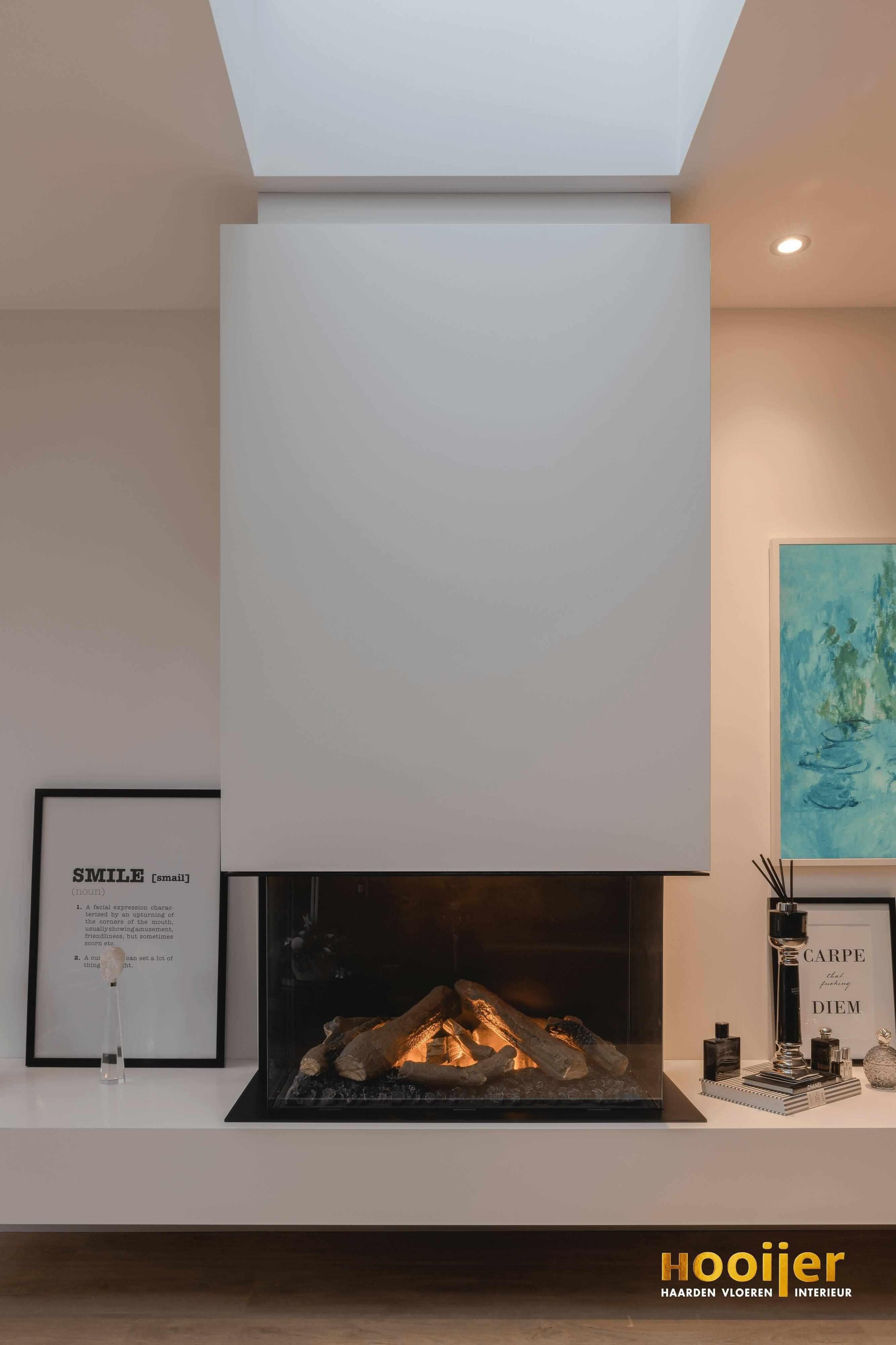 Moderne zwevende open haard-Hooijer-design haard,gashaard design,haard,moderne haard,open haard woonkamer,woonkamer,zwevende haard-Simpele open haard-OBLY