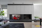 Open haard in kastenmuur-Hooijer-design haard woonkamer,gashaard interieur,haard,haard wandmeubel,moderne haard,tv meubel haard,woonkamer-Open haard in kastenmuur-OBLY