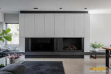 Open haard in kastenmuur-Hooijer-design haard woonkamer,gashaard interieur,haard,haard wandmeubel,moderne haard,tv meubel haard,woonkamer-Open haard in kastenmuur-OBLY