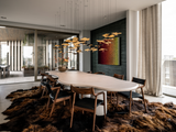 Open leefkeuken met binnen-buiten verbinding-Loom Architecten-binnen buiten verbinding,design keuken,Keuken,leefkeuken,luxe keuken,moderne woning,open plattegrond,warme materialen-Luxe leefkeuken met open plattegrond en maatwerk design-OBLY